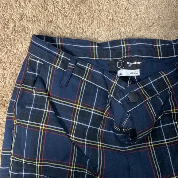 Original Use Brand Plaid business Casual Pant - Picture 2 of 3